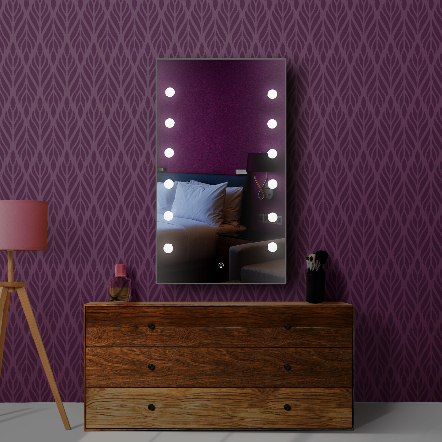 Make-up Mirror with LED Backlights